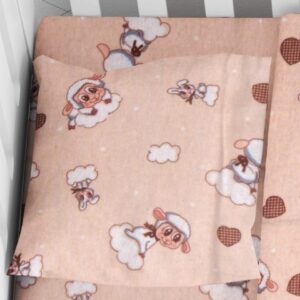PAGE PAGE BEBE Bead 07 35X45 Beige Flannel Cotton 100%