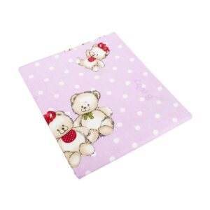 DOCTRY BEBE TWO LOVEY BARS 65 120X160 LILA COTTON 100%