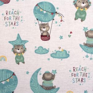 DIMcol ΣΕΝΤΟΝΑΚΙ ΛΙΚΝΟΥ ΒΡΕΦ Cotton 100% 80Χ110 Reach the stars 192 Green