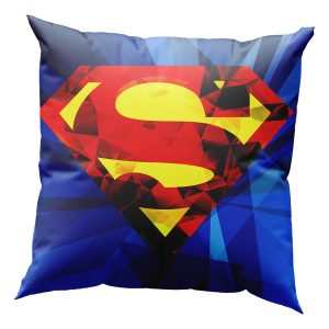 Μαξιλάρι με γέμιση Art 6187 Superman 40x40 Μπλε Beauty Home