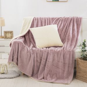 Ριχτάρι-κουβέρτα καναπέ Addictive Art 8403 140x180 Ροζ Beauty Home