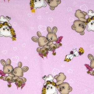 ΣΕΝΤΟΝΑΚΙ ΛΙΚΝΟΥ bebe Little Brothers 148 80Χ110 Pink Flannel Cotton 100%